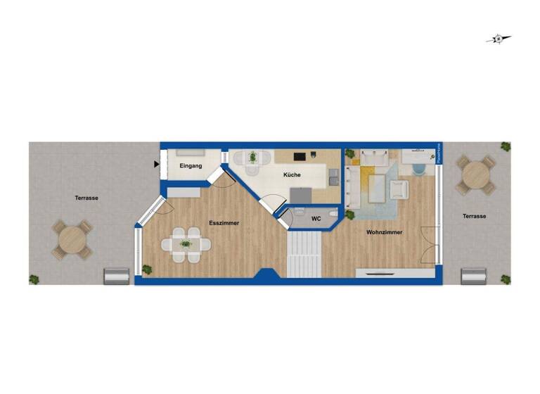Reihenmittelhaus zum Kauf 465.000 € 5 Zimmer 112 m² 240 m² Grundstück Bretten 75015