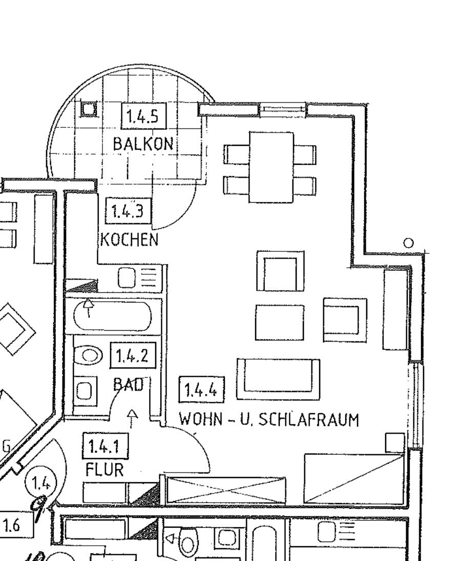 Wohnung zum Kauf 168.000 € 1 Zimmer 44 m²<br/>Wohnfläche 1.<br/>Geschoss Friedrichsdorf Friedrichsdorf 61381