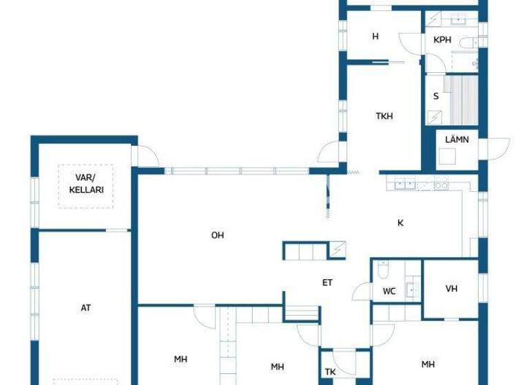 Einfamilienhaus zum Kauf 118.000 € 5 Zimmer 144,7 m² 1.135 m² Grundstück Salmikuja 3 Kempele 90440