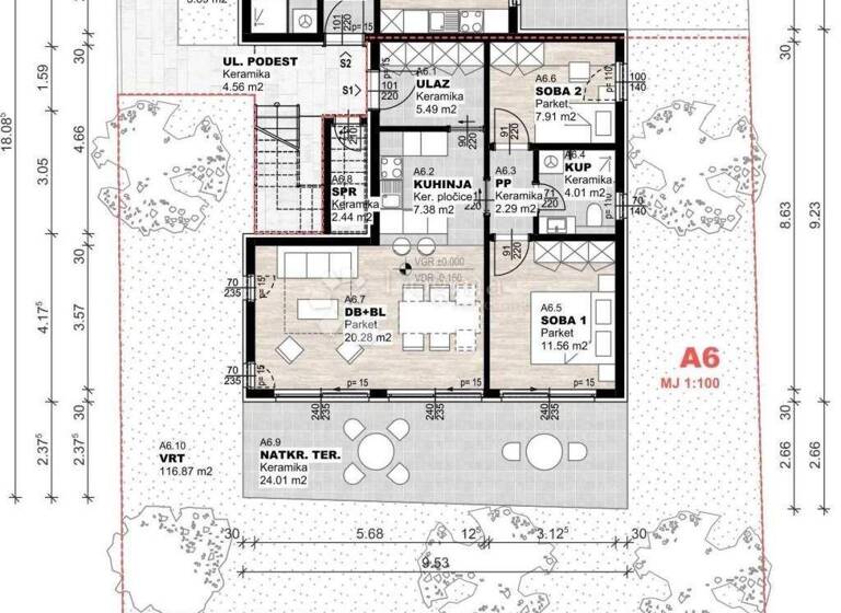 Wohnung zum Kauf 287.000 € 3 Zimmer 86 m² Povljana