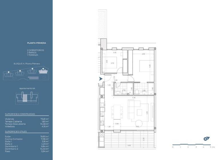 Wohnung zum Kauf 388.630 € 3 Zimmer 80 m² la Nucia 03530