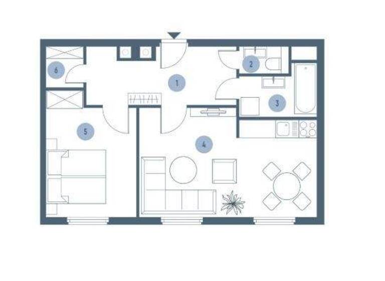 Studio zum Kauf 380.000 € 1 Zimmer 47 m² 4. Geschoss Schäffergasse 18-20 Wien 1040