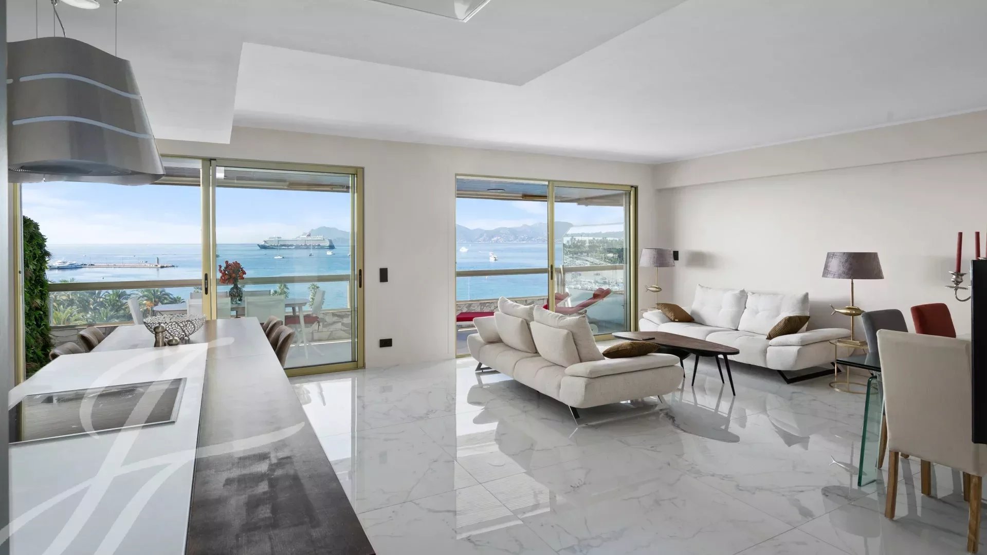 Wohnung zur Miete Wohnen auf Zeit provisionsfrei 3 Zimmer 90 m²<br/>Wohnfläche Croisette-Palm-Beach Cannes 06400