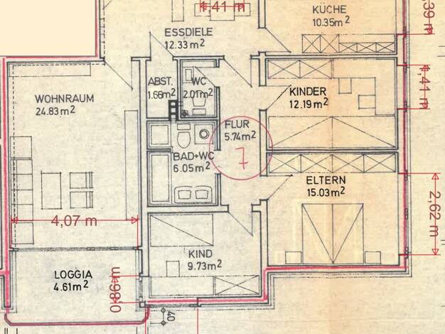 Wohnung zum Kauf provisionsfrei 324.850 € 4 Zimmer 105 m² 3. Geschoss Bürgerfelde Oldenburg 26121