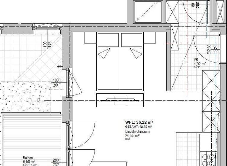 Studio zur Miete - Erstbezug 621 € 1 Zimmer 36 m² Schützplatz Wien 1140