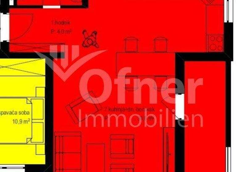 Wohnung zum Kauf 356.500 € 2 Zimmer 78,8 m² EG Zadar, Crvene kuce 23000