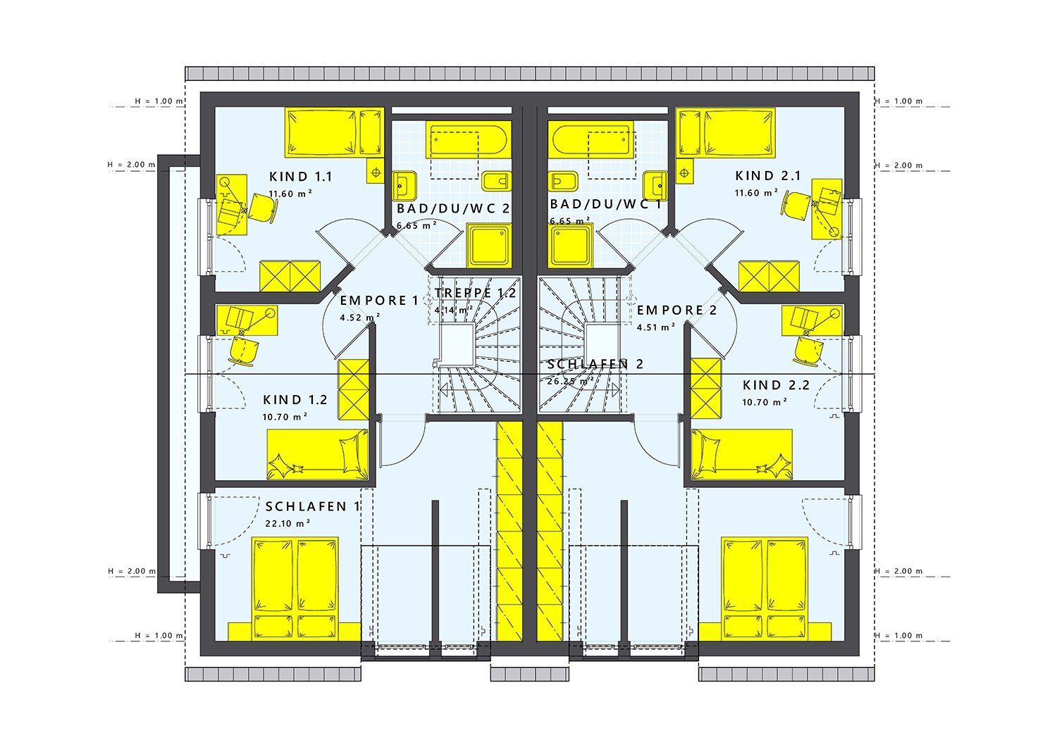 Doppelhaushälfte zum Kauf 477.518 € 4 Zimmer 121 m²<br/>Wohnfläche 570 m²<br/>Grundstück Bendestorf 21227