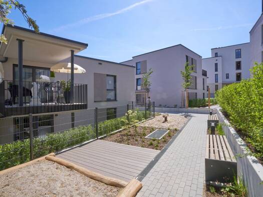 Terrassenwohnung zum Kauf - Neubau provisionsfrei 375.500 € 2 Zimmer 60,3 m² EG Auggener Weg 6 a Müllheim Müllheim 79379