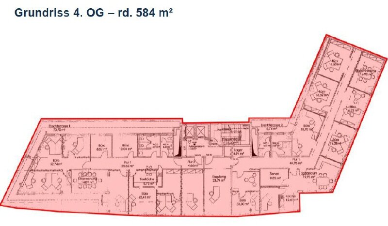 Bürofläche zur Miete provisionsfrei 22 € 584 m²<br/>Bürofläche ab 584 m²<br/>Teilbarkeit Sendlinger Feld München 80337