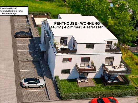 Penthouse zum Kauf - Neubau provisionsfrei 729.000 € 4 Zimmer 147,5 m² 1. Geschoss frei ab 01.03.2028 Aegidienberg Bad Honnef 53604