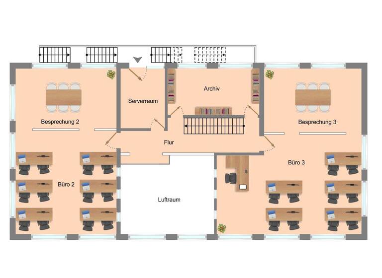 Bürofläche zur Miete 1.525 € 2 Zimmer 190,6 m² Bürofläche Altenberge 48341