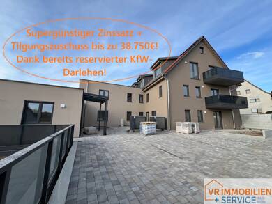 Wohnung zum Kauf - Erstbezug 343.400 € 3 Zimmer 85,9 m² Brendlorenzen Bad Neustadt an der Saale 97616