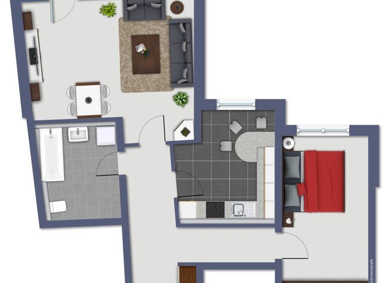 Wohnung zum Kauf 179.000 € 2 Zimmer 68,6 m² 2. Geschoss Alzey 55232