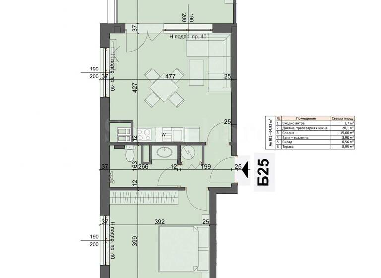 Wohnung zum Kauf 199.000 € 2 Zimmer 76 m² Sofia