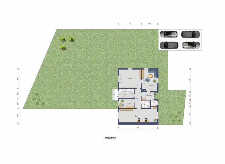 Wohnung zum Kauf 341.000 € 4 Zimmer 113,9 m² Grünstadt 67269