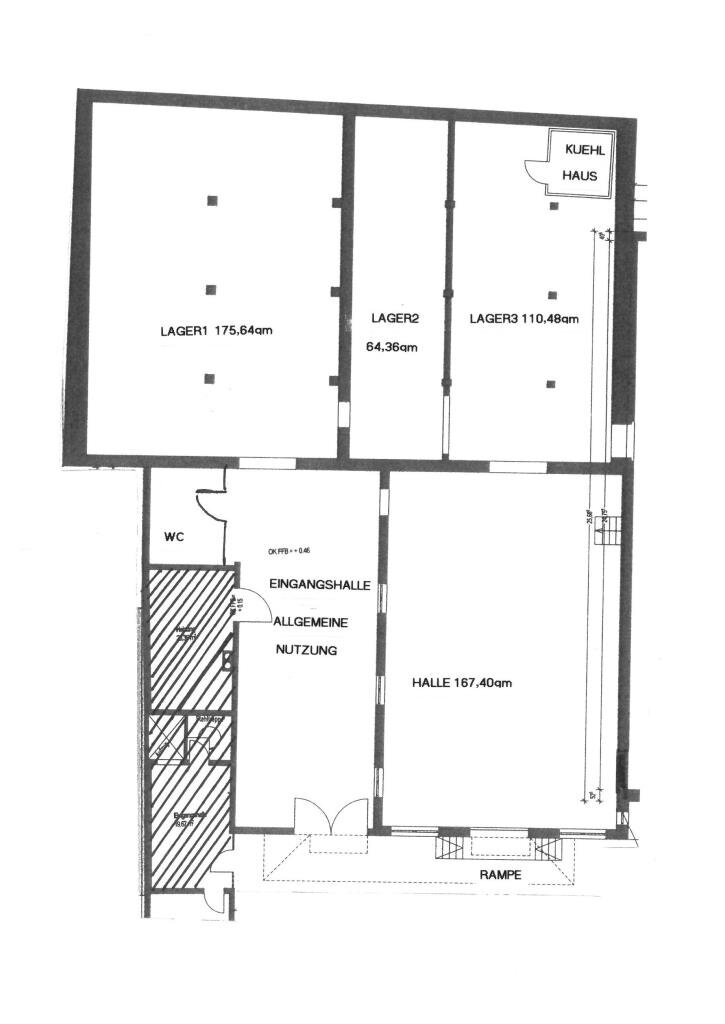 Halle/Industriefläche zur Miete 1.250 € Hüfingen Hüfingen 78183