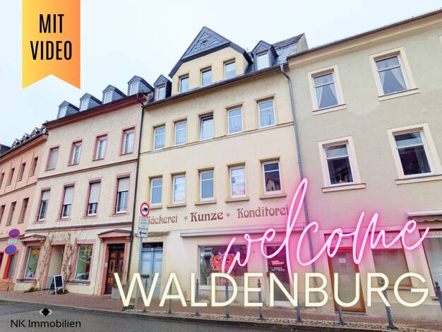 Wohnung zur Miete 272 € 3 Zimmer 68 m² EG Markt 7 Waldenburg Waldenburg 08396