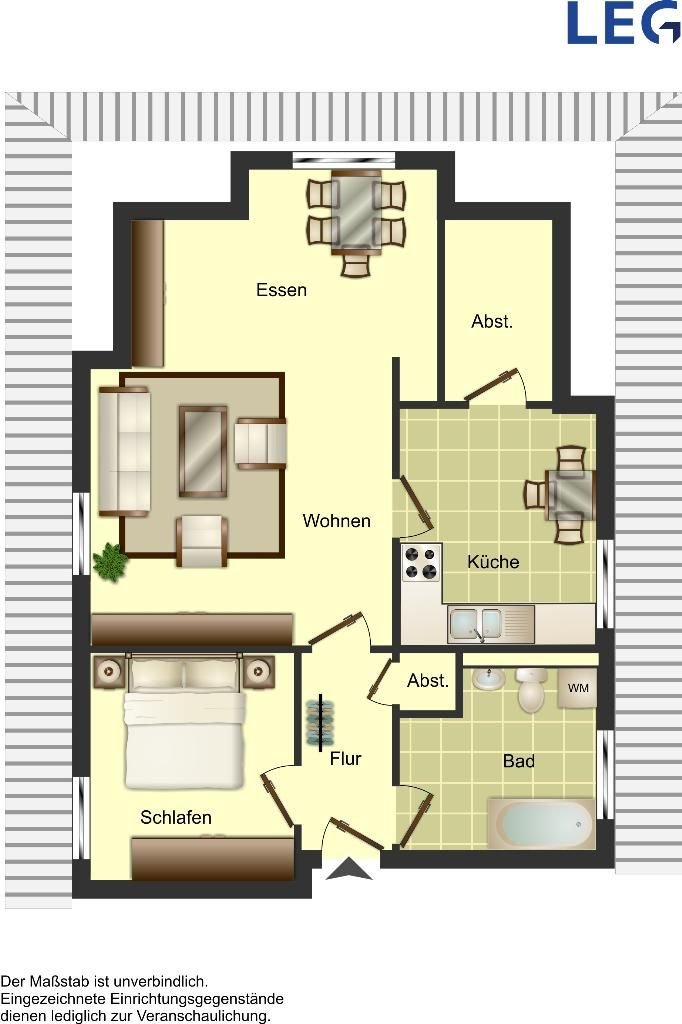 Wohnung zur Miete nur mit Wohnberechtigungsschein 395 € 2 Zimmer 76,3 m²<br/>Wohnfläche 1.<br/>Geschoss Steilweg 12 Bergneustadt Bergneustadt 51702