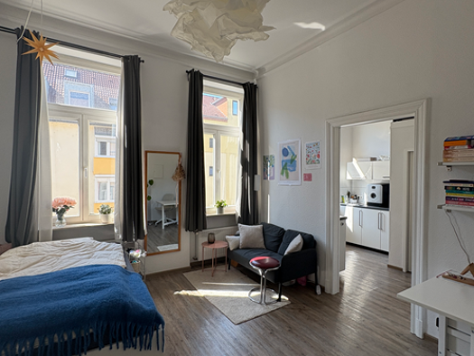 Studio zur Miete 395 € 1 Zimmer 24 m² 2. Geschoss frei ab 01.04.2026 Römerstraße Zentrum Bonn 53111