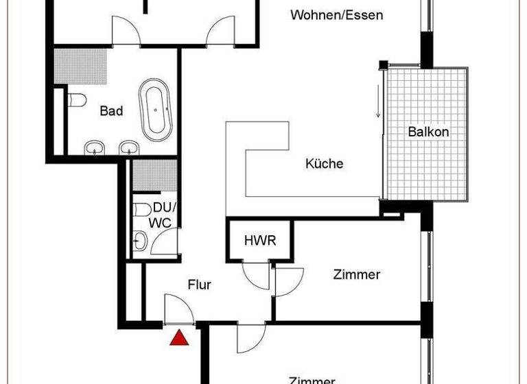 Wohnung zur Miete 2.150 € 4,5 Zimmer 124 m² 3. Geschoss frei ab 01.06.2026 Heilbronn 74074