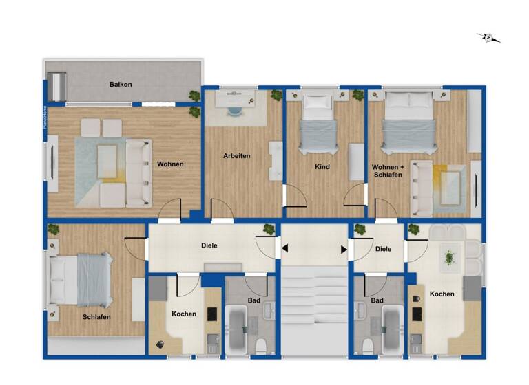Wohnung zum Kauf 219.000 € 5 Zimmer 127,3 m²<br/>Wohnfläche Obermögersheim Wassertrüdingen 91717