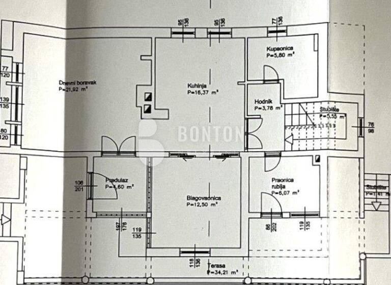 Einfamilienhaus zum Kauf 550.000 € 8 Zimmer 70 m² Grundstück Zadar - Okolica 23000