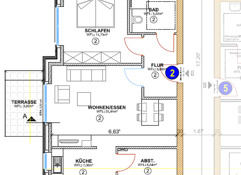Wohnung zum Kauf - Erstbezug 299.500 € 2 Zimmer 68,5 m² EG frei ab 01.05.2026 Wardenburg I Wardenburg 26203