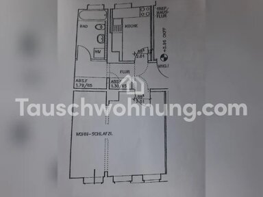 Wohnung zur Miete Tauschwohnung 264 € 1 Zimmer 44 m² 2. Geschoss Volkmarsdorf Leipzig 04315