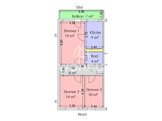 Wohnung zur Miete Tauschwohnung 650 € 3 Zimmer 68 m² Kaulsdorf Berlin 12687