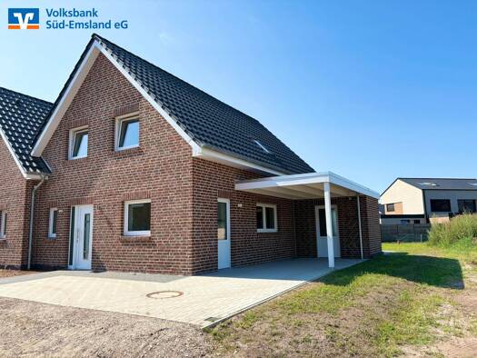 Doppelhaushälfte zum Kauf - Erstbezug 349.000 € 5 Zimmer 122 m² 340 m² Grundstück Beesten 49832