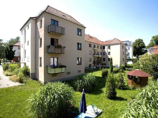 Wohnung zur Miete 375 € 2 Zimmer 46,1 m² EG frei ab sofort Troppauer Straße 25 Laubegast Ortsamtsbereich Leuben 01279