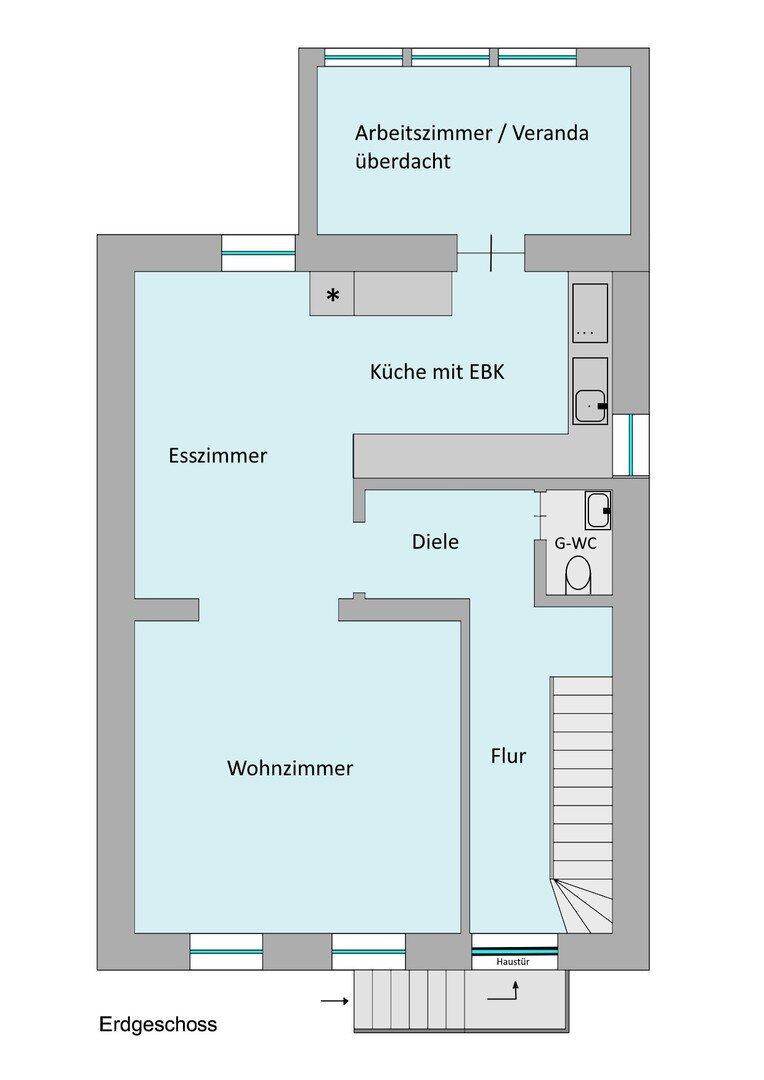 Einfamilienhaus zum Kauf provisionsfrei 219.000 € 5 Zimmer 125 m²<br/>Wohnfläche 422 m²<br/>Grundstück Emmersweiler Großrosseln 66352