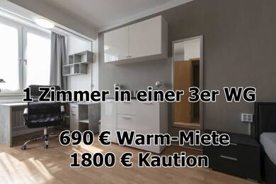 Wohnung zur Miete 490 € 1 Zimmer 20 m² 2. Geschoss Baumstr. 22 Innenstadt Pforzheim 75172
