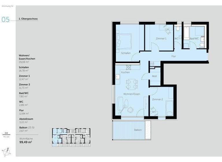 Wohnung zum Kauf provisionsfrei 556.000 € 4 Zimmer 99,5 m² Aalen 73430