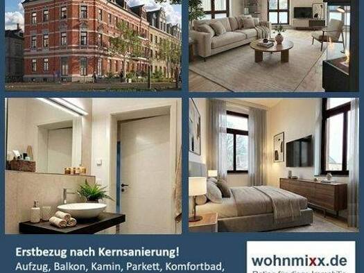 Wohnung zur Miete 770 € 3 Zimmer 90,6 m² EG frei ab 01.02.2026 Frankenberger Straße 35 Hilbersdorf Chemnitz 09131