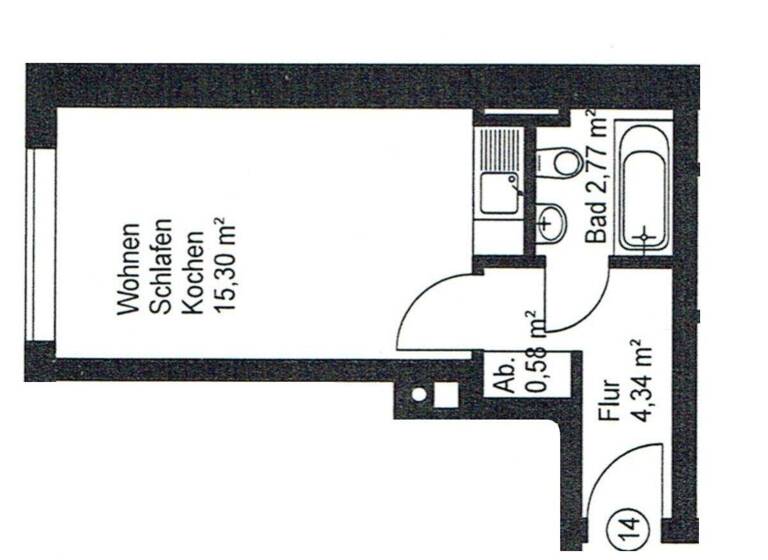 Wohnung zum Kauf 230.000 € 1 Zimmer 23 m² 3. Geschoss Berg am Laim München 81673