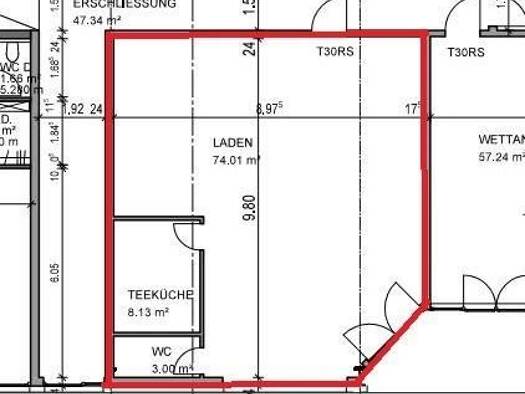 Laden zur Miete provisionsfrei 15 € Tilsiter Straße 45 Hemsbach 69502
