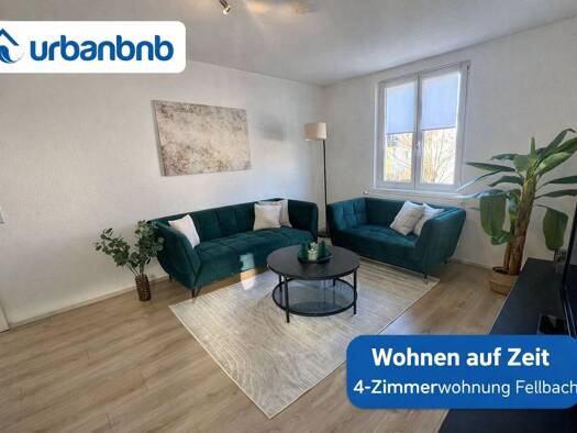 Wohnung zur Miete auf Zeit 2.120 € 4 Zimmer 82 m² frei ab sofort Theodor-Heuss-Straße Fellbach Fellbach 70736