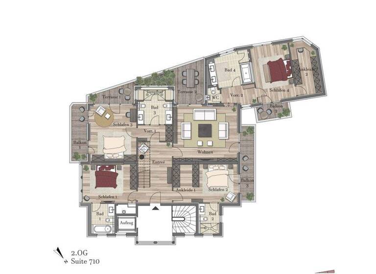 Penthouse zum Kauf 7 Zimmer 374 m² 4. Geschoss Kitzbühel 6370