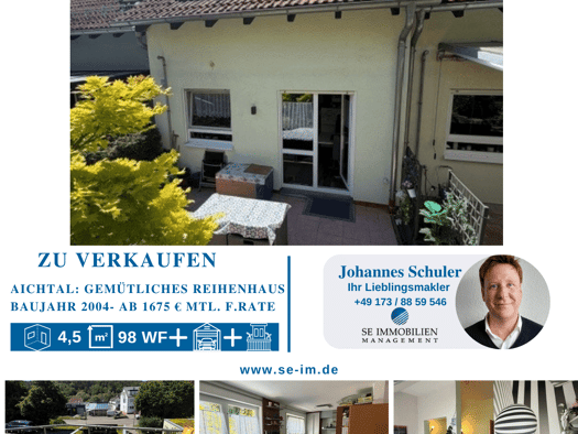 Reihenmittelhaus zum Kauf 442.130 € 4,5 Zimmer 98 m² 133 m² Grundstück Neuenhaus Aichtal 72631