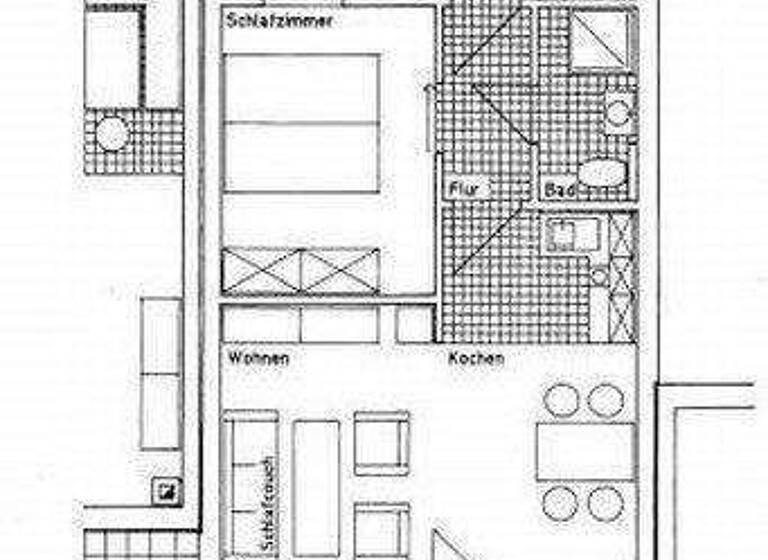 Wohnung zum Kauf 54.000 € 2 Zimmer 44 m² 1. Geschoss Badstrasse 1-5 Falkenstein 93167