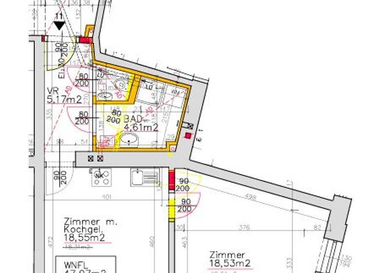 Wohnung zum Kauf 288.000 € 2 Zimmer 48 m² 1. Geschoss Lacknergasse Wien 1180