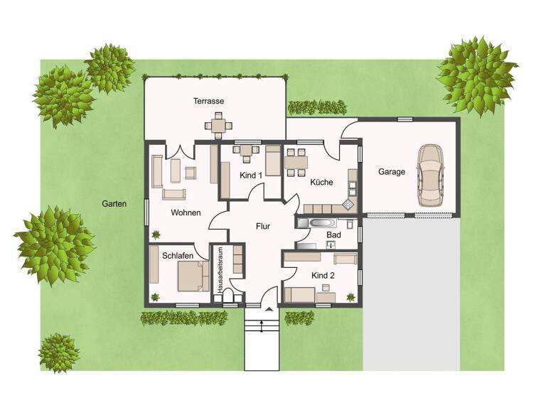 Einfamilienhaus zur Miete 1.650 € 5 Zimmer 140 m² 700 m² Grundstück frei ab 01.05.2026 Niederossig Krostitz 04509