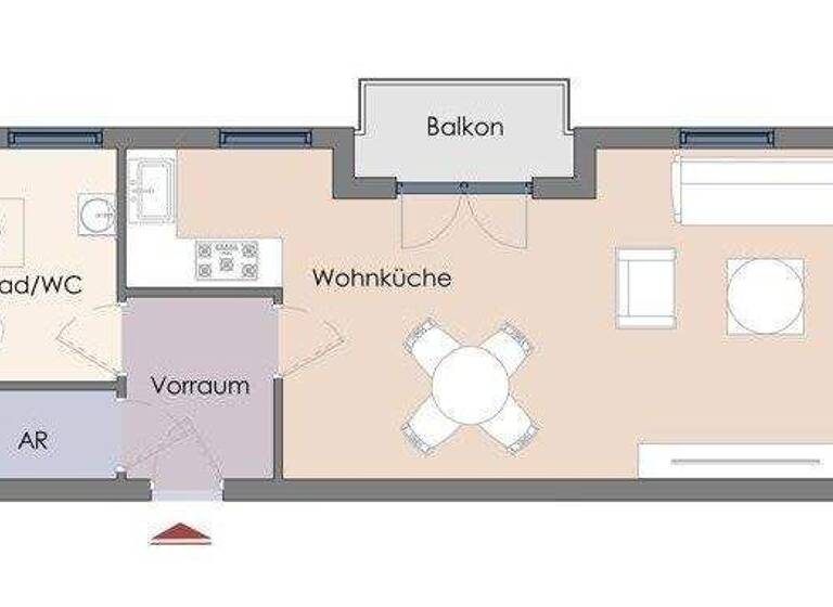 Studio zum Kauf - Erstbezug 199.000 € 1 Zimmer 38,6 m² Wolkersdorf im Weinviertel 2120