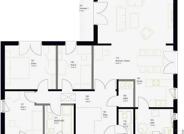 Einfamilienhaus zum Kauf - Erstbezug provisionsfrei 310.500 € 4 Zimmer 134 m² 600 m² Grundstück Liebenwalde 16559