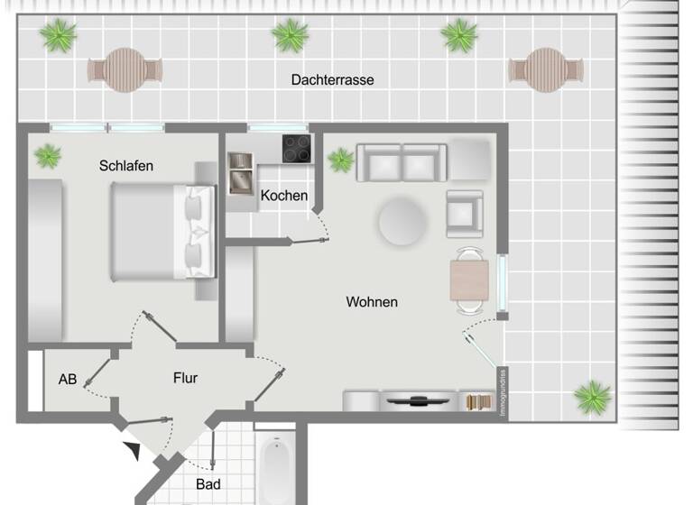 Wohnung zum Kauf 239.500 € 2 Zimmer 61 m² Bad Wörishofen 86825
