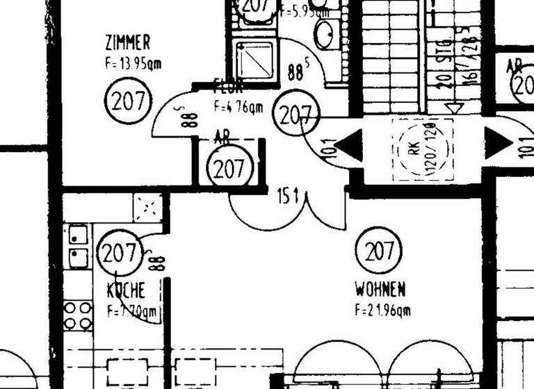 Wohnung zum Kauf 199.000 € 2 Zimmer 56,3 m² 4. Geschoss Wedellstr. 44 Lankwitz Berlin 12249