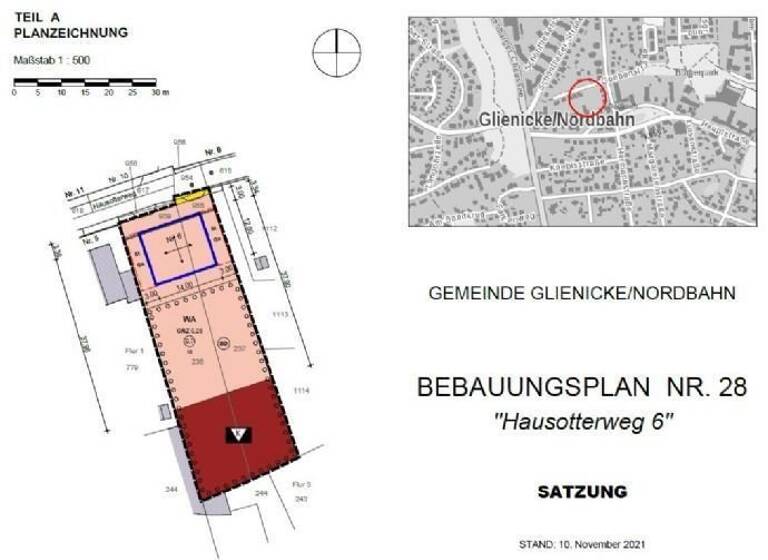 Grundstück zum Kauf provisionsfrei 417 € 425 m²<br/>Grundstück Hausotterweg Glienicke/Nordbahn 16548