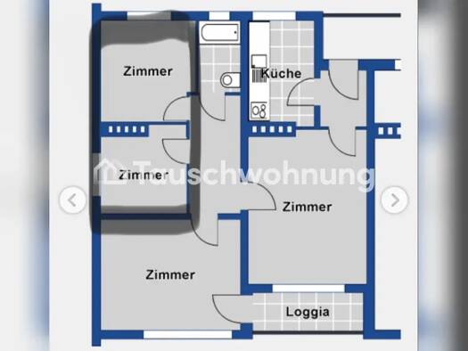 Wohnung zur Miete Tauschwohnung 526 € 3 Zimmer 60 m² Wandsbek 22111
