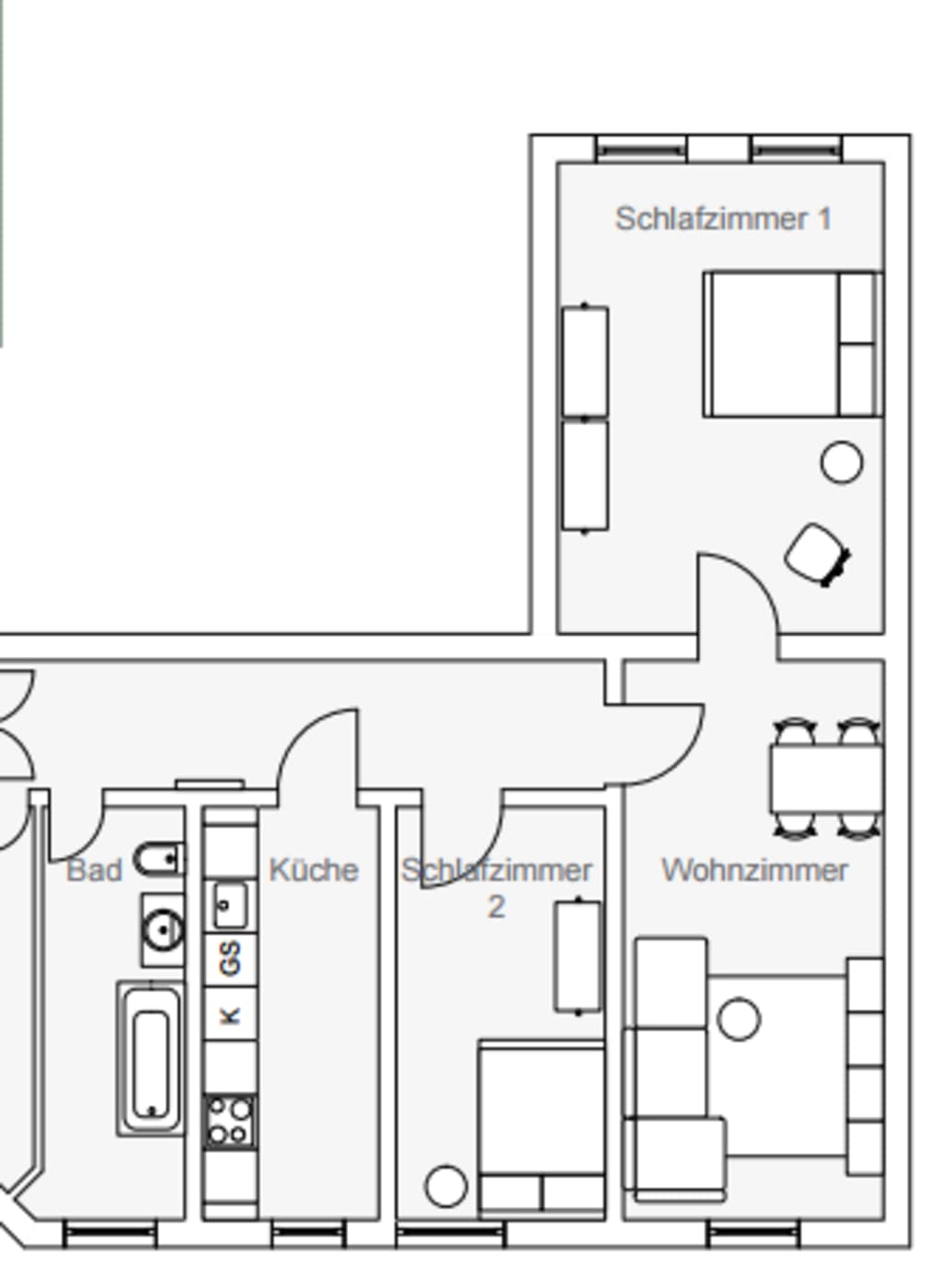 Wohnung zur Miete Wohnen auf Zeit 2.740 € 4 Zimmer 116 m²<br/>Wohnfläche 24.02.2025<br/>Verfügbarkeit Wartenburgstraße Kreuzberg Berlin 10963